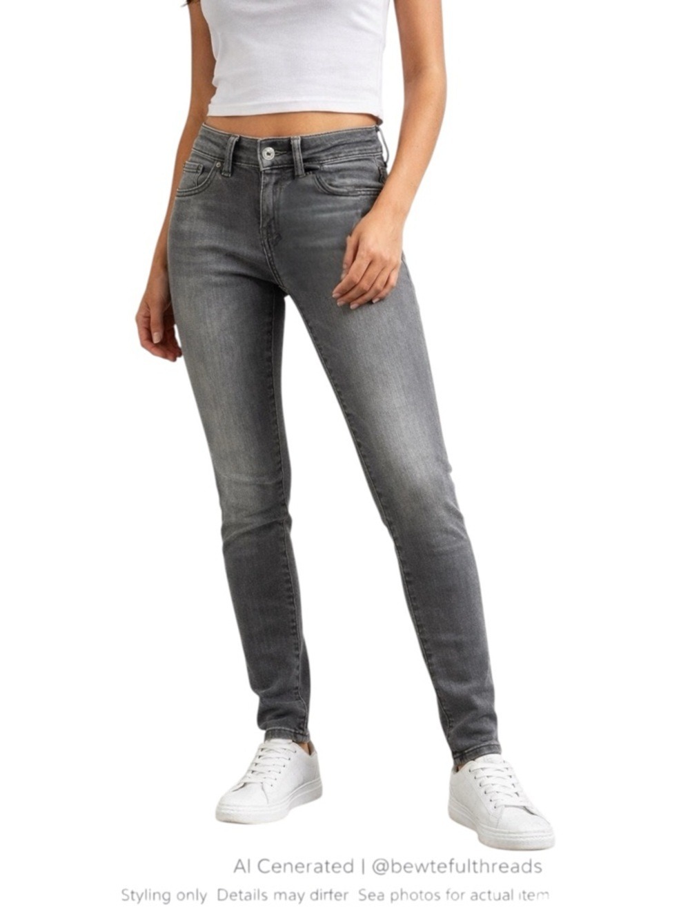 G-Star Lynn Mid Skinny Jeans Grey Stretch Low Rise Y2K Minimalist